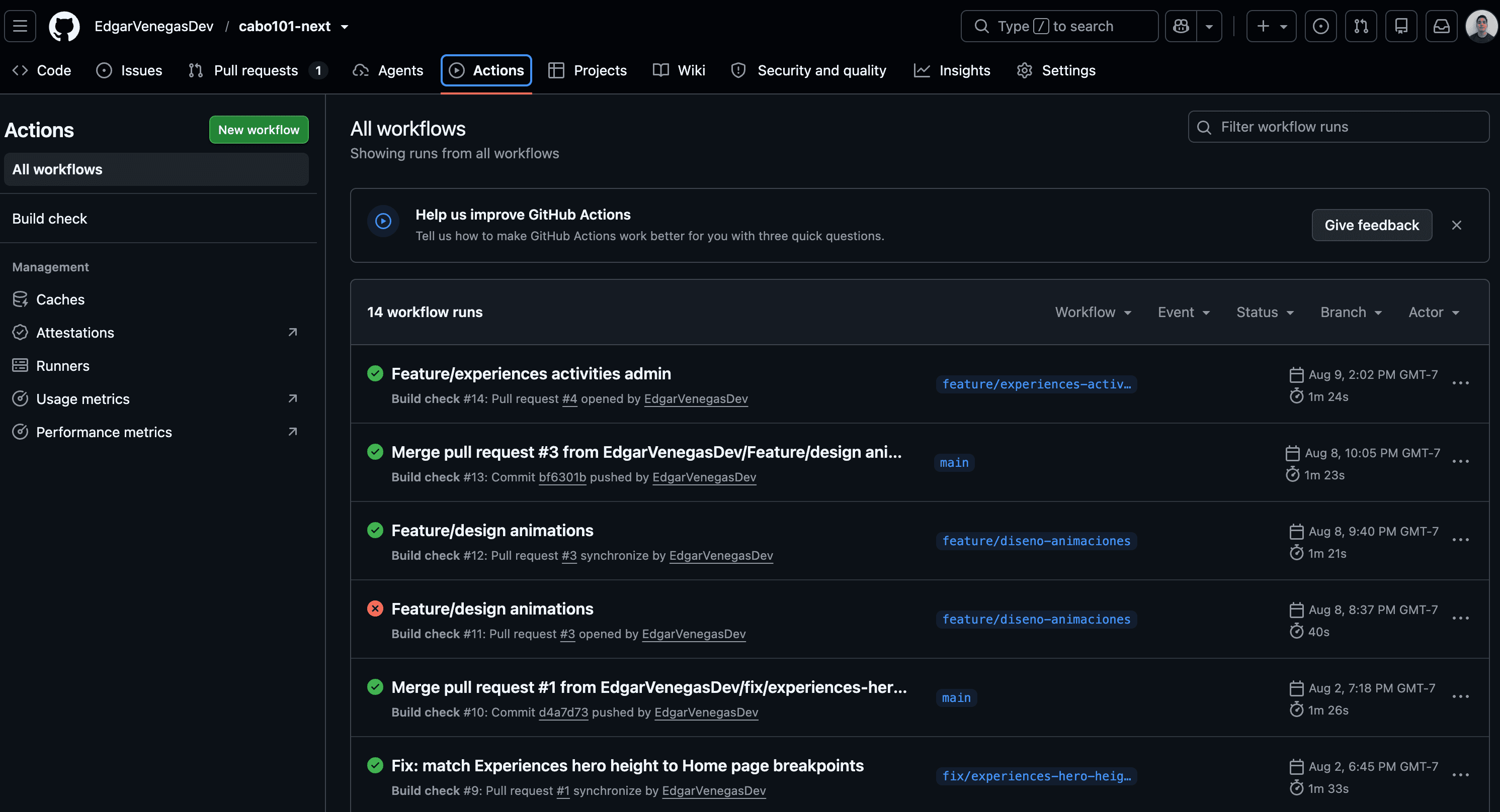 6. Staging deploy